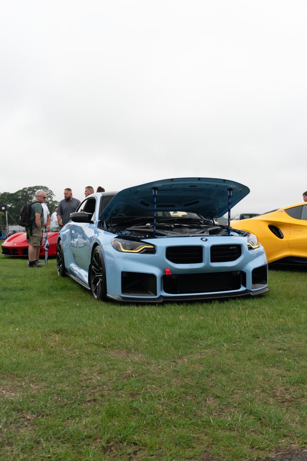 BMW M4 Competition badge close-up