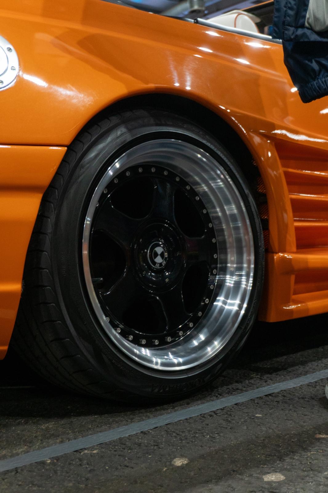 BMW M4 Competition badge close-up