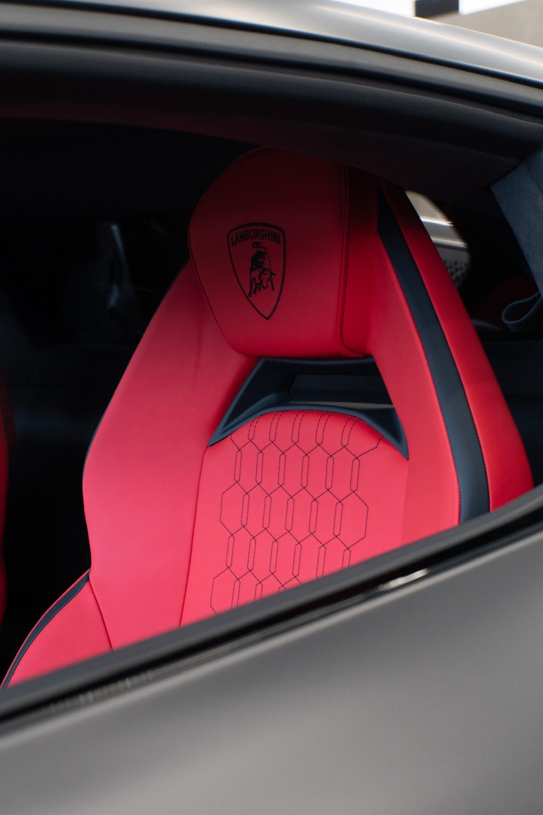 Lamborghini interior detail